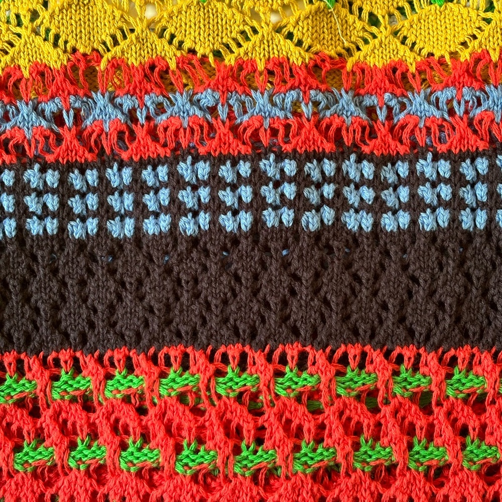 Mango Multicolor Knit Sleeveless Sweater Vest - Picture 10 of 13